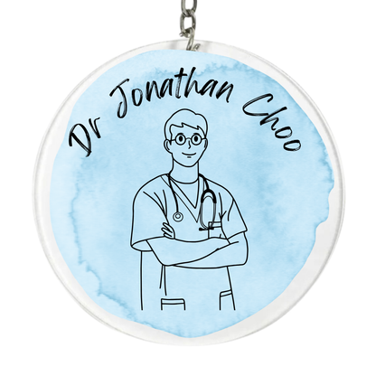 Acrylic Keychain - Healthcare Workers