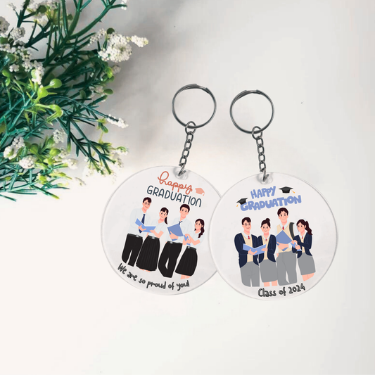 Acrylic Graduation Keychain