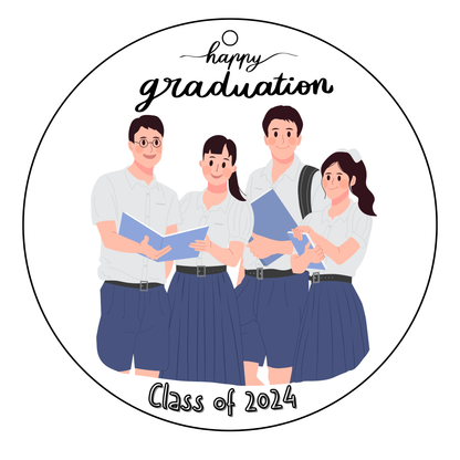 Acrylic Graduation Keychain