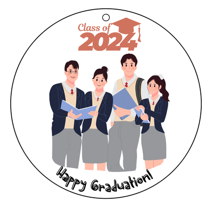 Acrylic Graduation Keychain