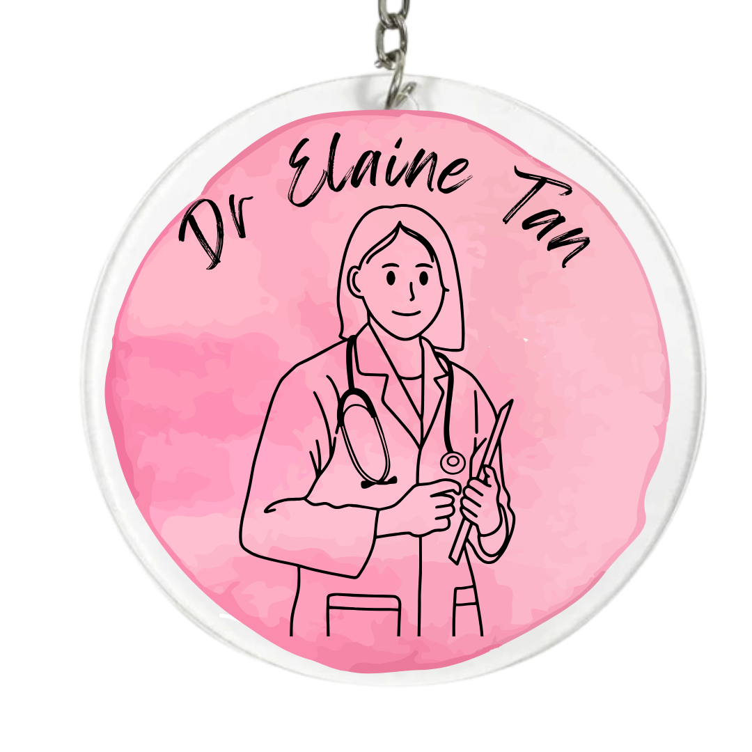 Acrylic Keychain - Healthcare Workers