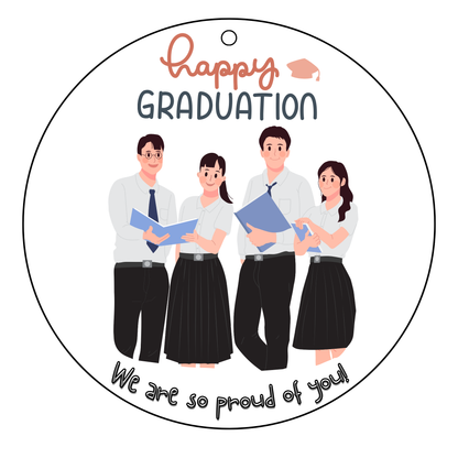 Acrylic Graduation Keychain