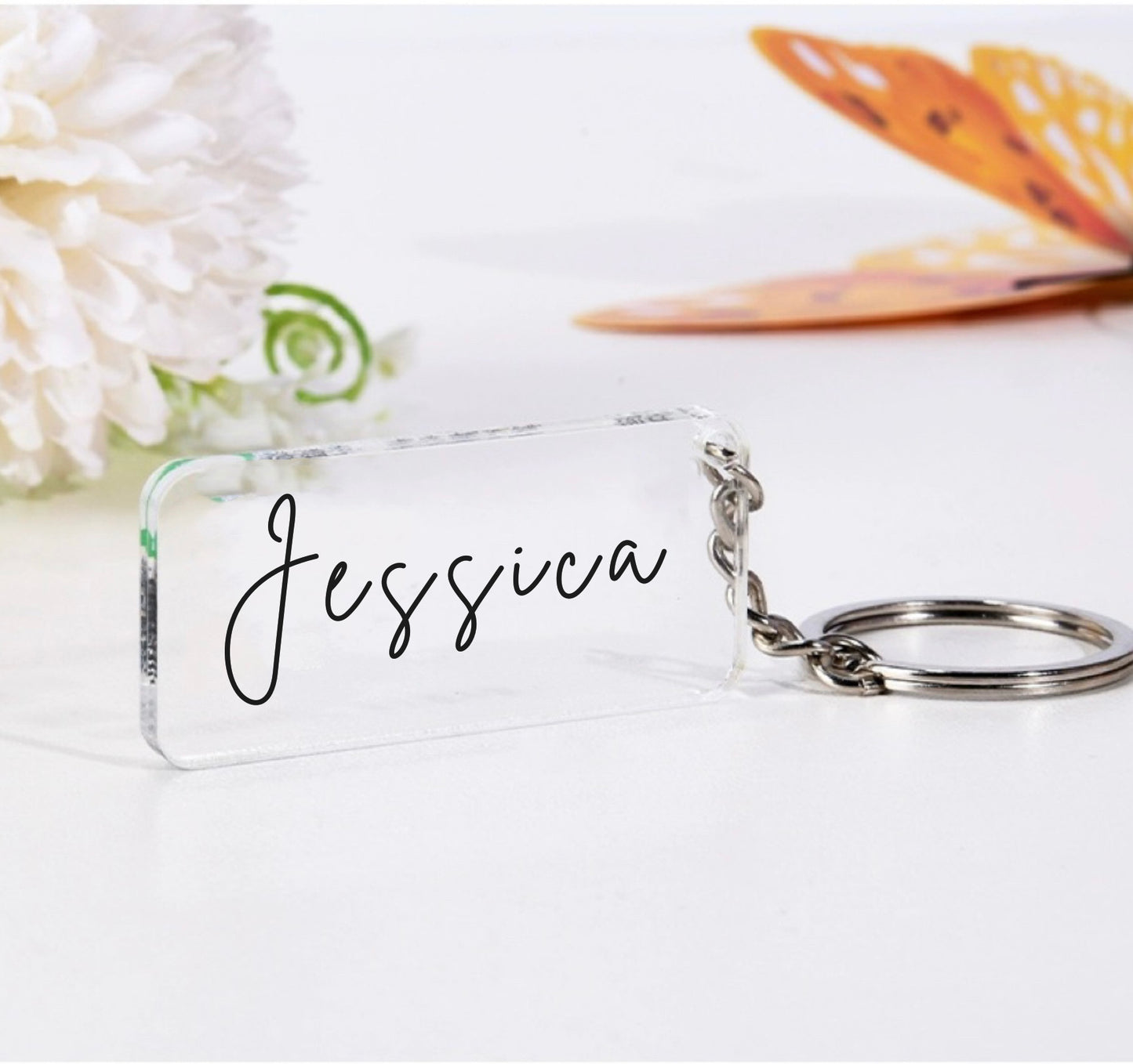 Acrylic Name Keychain